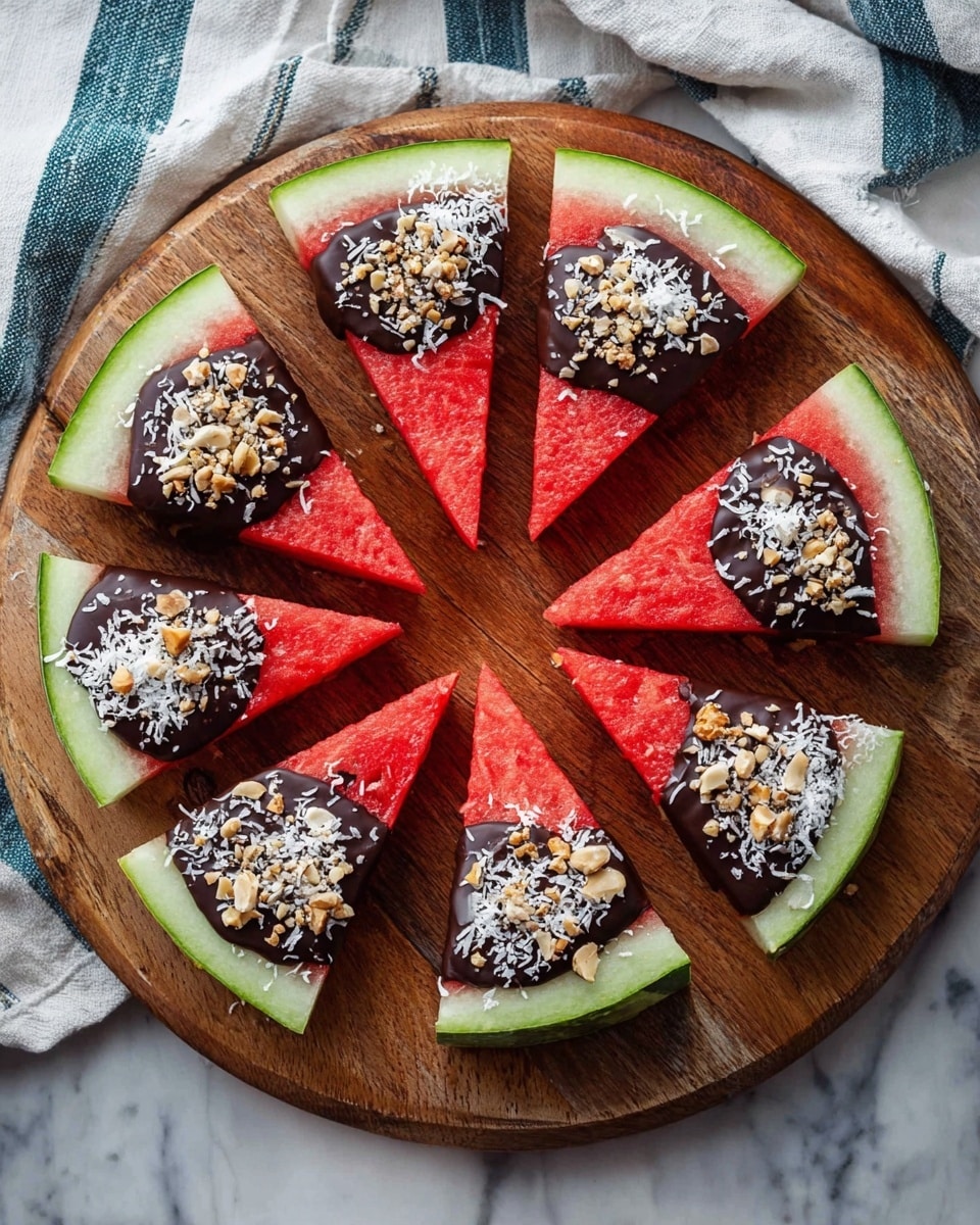 Chocolate Dipped Watermelon: The Ultimate Summertime Treat Recipe