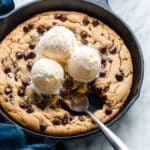 Giant Skillet Chocolate Chip Cookie Recipe