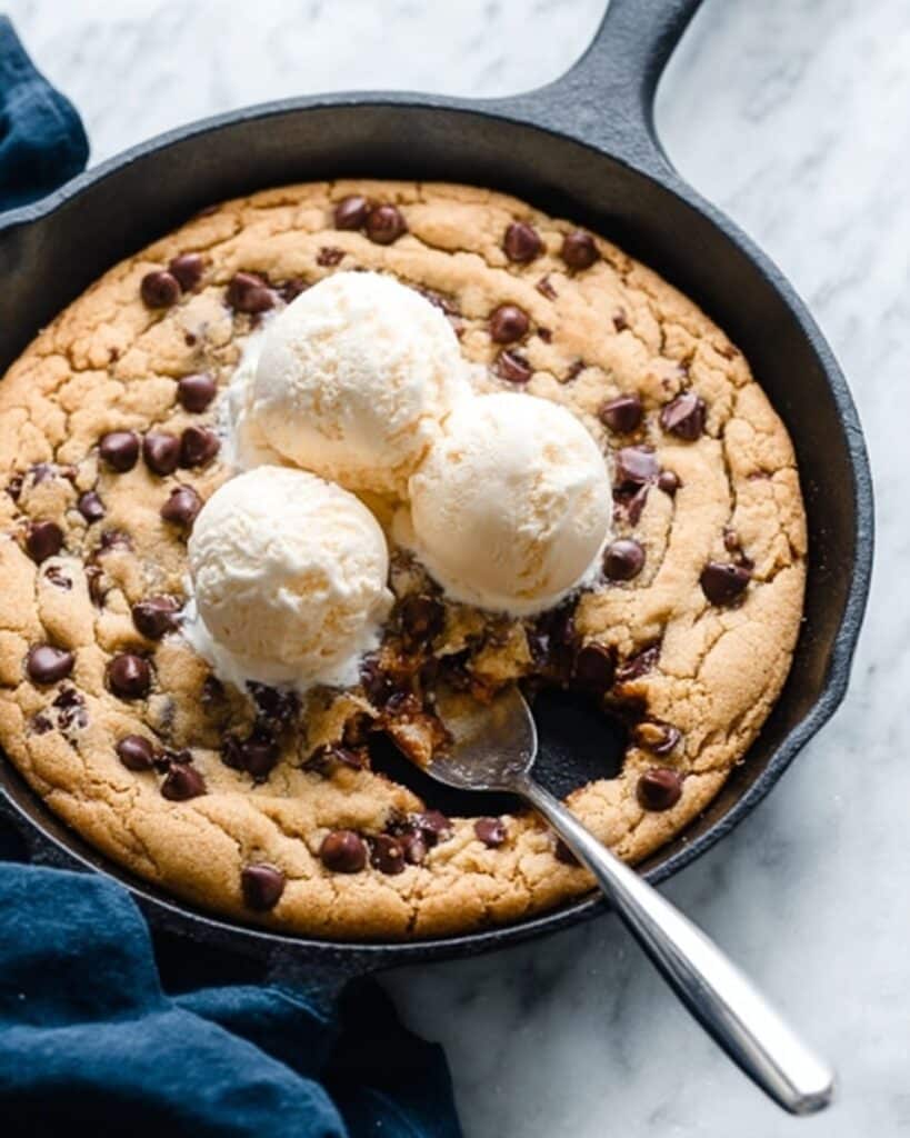Giant Skillet Chocolate Chip Cookie Recipe