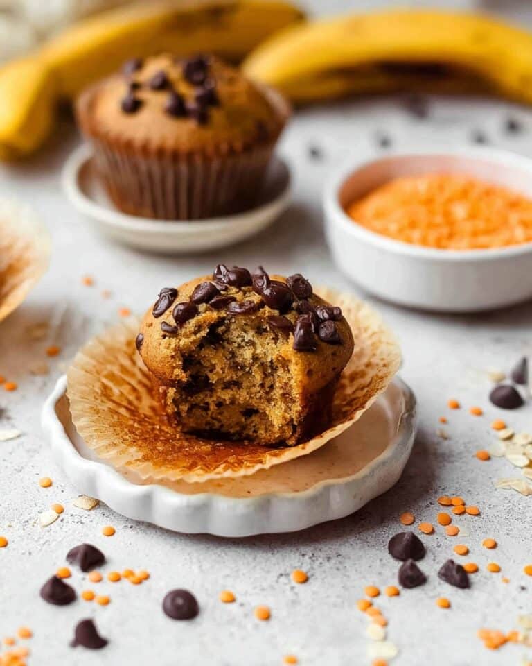 Banana Lentil Muffins Recipe