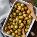 Crispy Oven Roasted Baby Potatoes Recipe