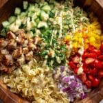 Chicken Pasta Salad with Lemon Parmesan Dressing Recipe