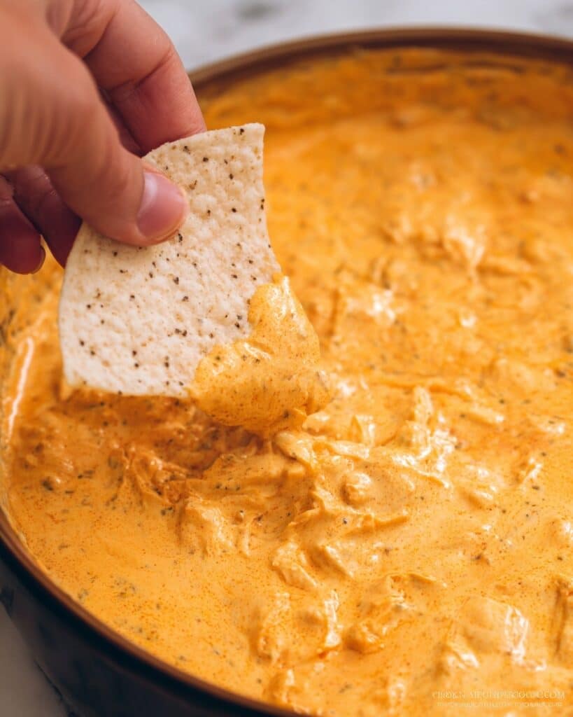 Crockpot Buffalo Chicken Dip Recipe