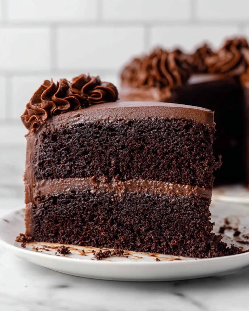 One-Bowl Chocolate Fudge Cake (SO Moist!) Recipe
