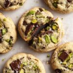 Pistachio Cream-Stuffed Chocolate Chip Cookies Recipe