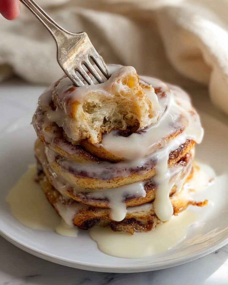 Cinnamon Roll Pancakes Recipe