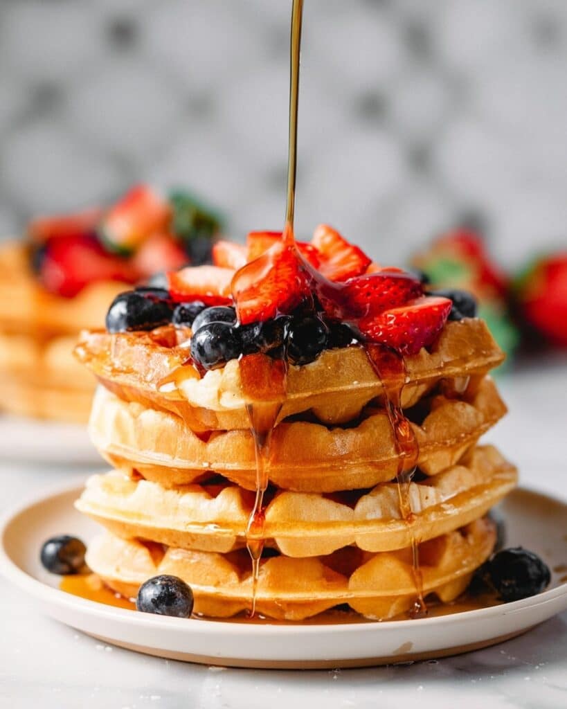 Greek Yogurt Waffles Recipe