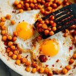 Smoky Chickpea Fried Eggs (4 Ingredients) Recipe