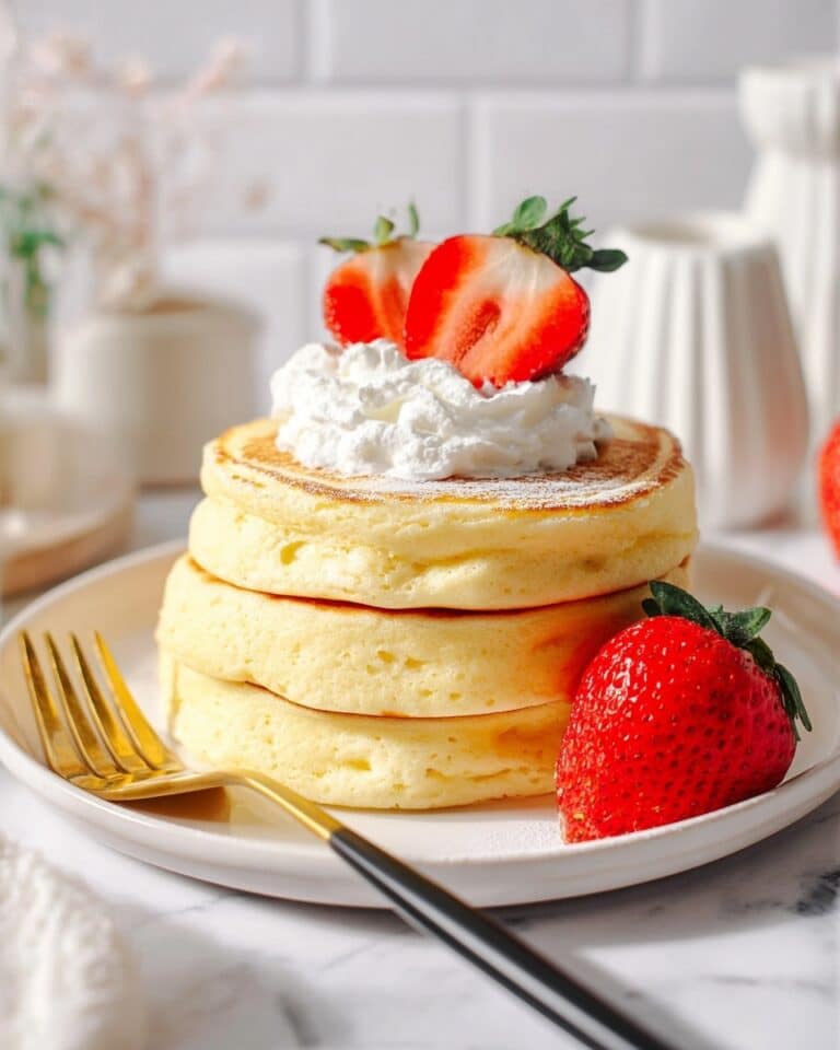 Fluffy Japanese Soufflé Pancakes Recipe