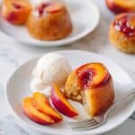 Peach Upside Down Mini Cakes Recipe