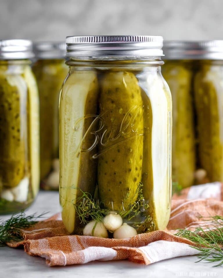 Easy Homemade Dill Pickles Recipe