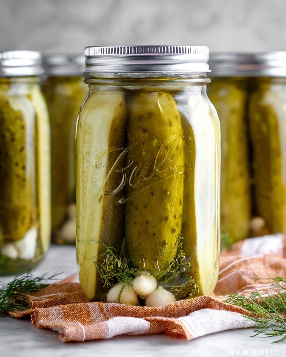 Easy Homemade Dill Pickles Recipe
