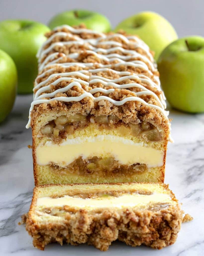 Apple Crisp Cheesecake Bread Recipe