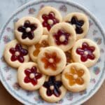 Flower Thumbprint Cookies with Jam Recipe