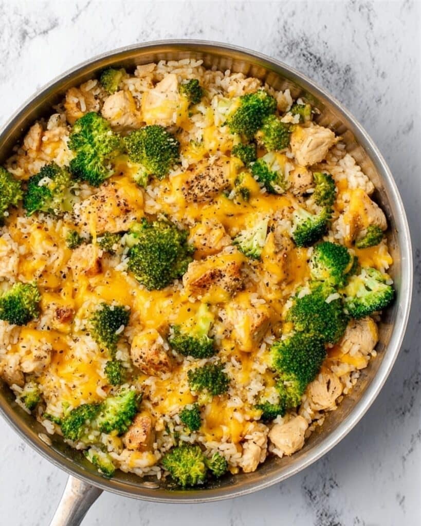 One Pot Chicken, Broccoli, and Rice Bake Recipe