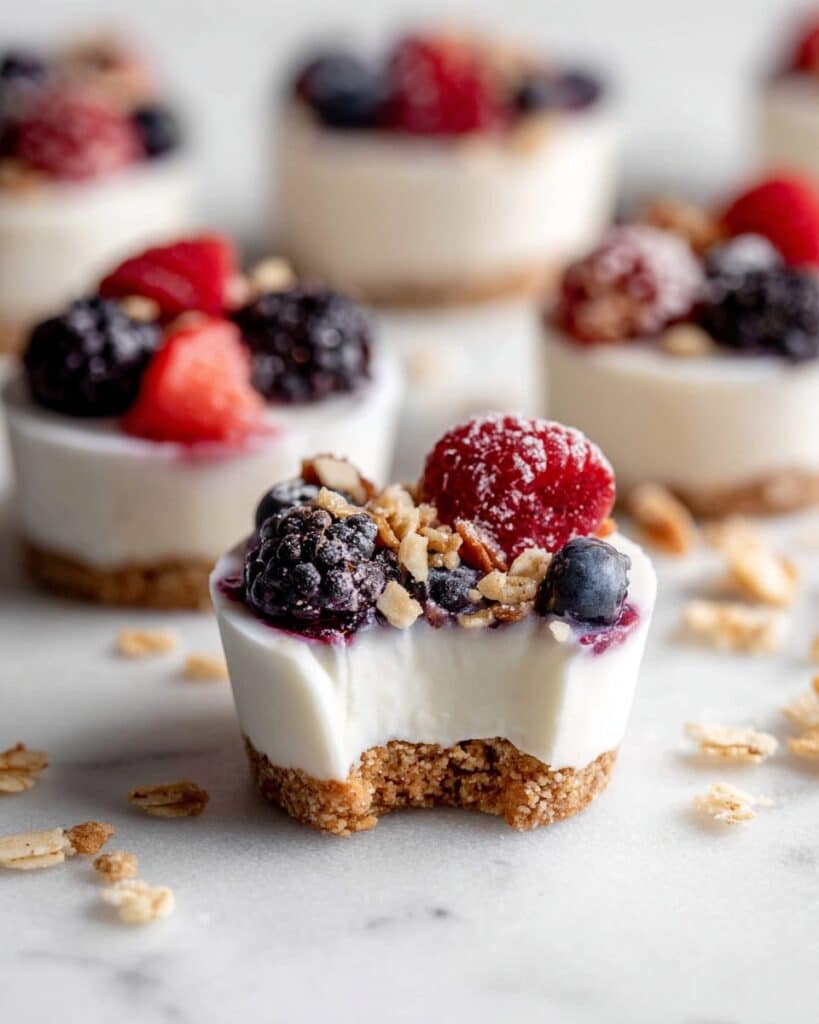 Frozen Yogurt Granola Cups Recipe