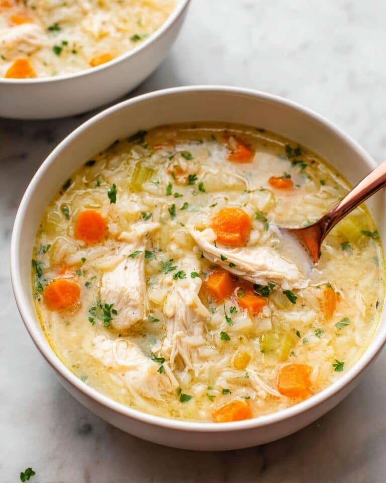 Lemon Chicken Orzo Soup Recipe