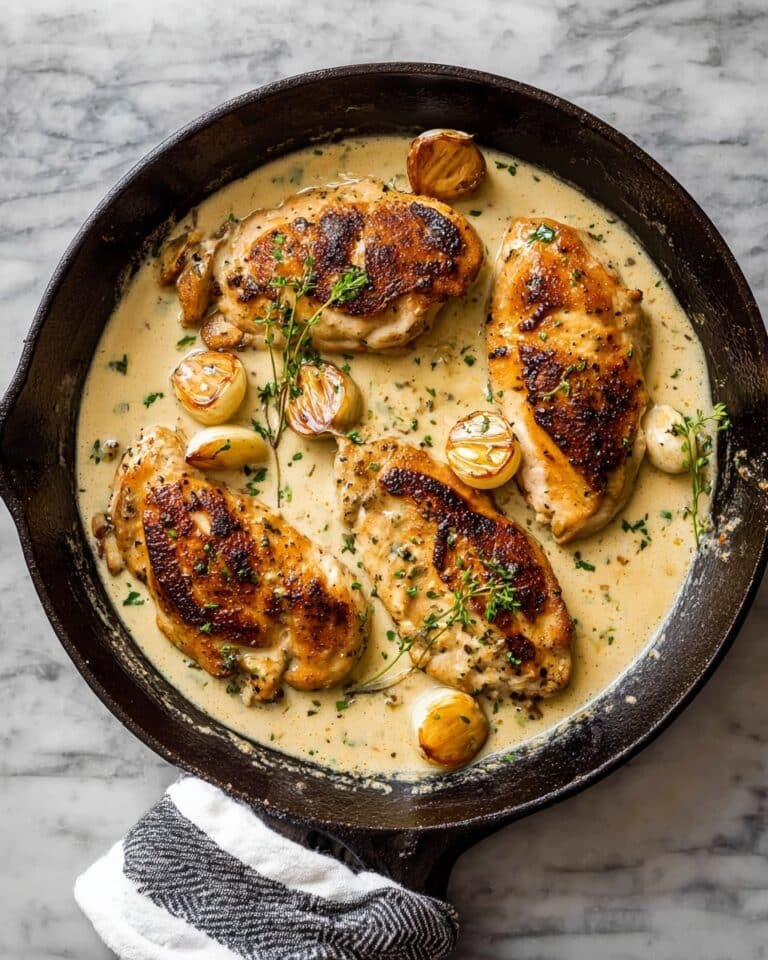 Creamy Garlic Chicken Recipe