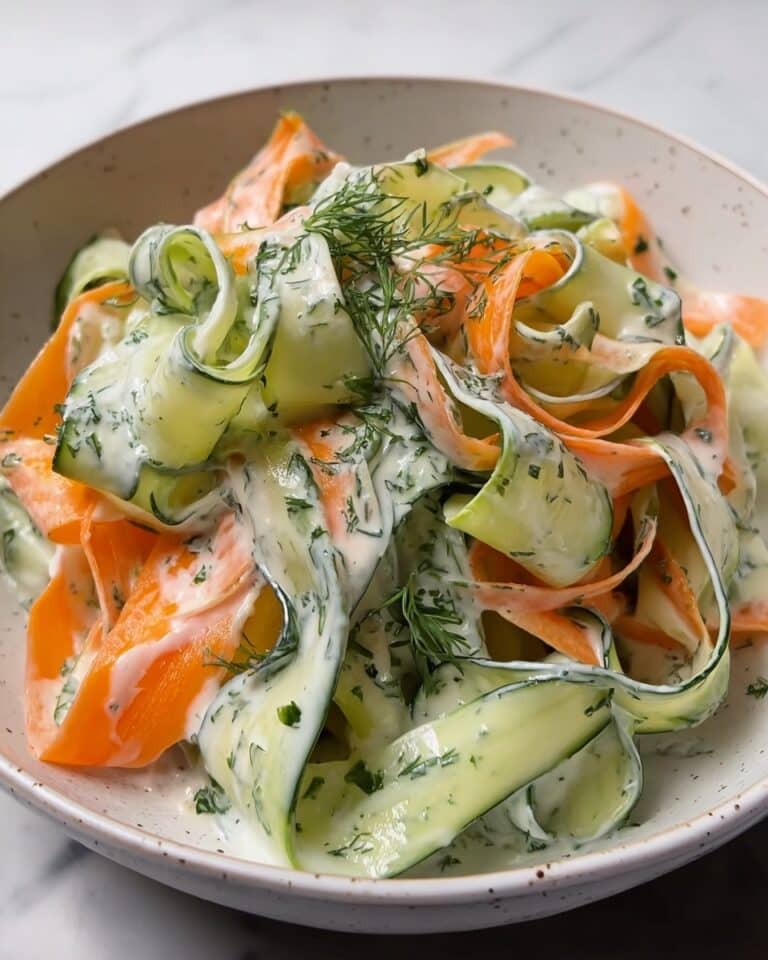 Carrot and Cucumber Ribbon Salad Recipe