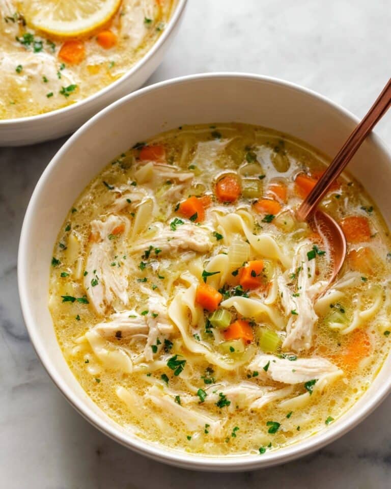 Lemon Chicken Orzo Soup Recipe