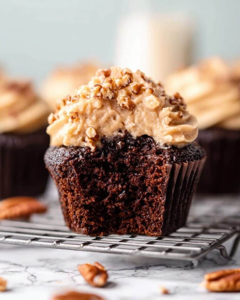 German Chocolate Cupcakes Recipe