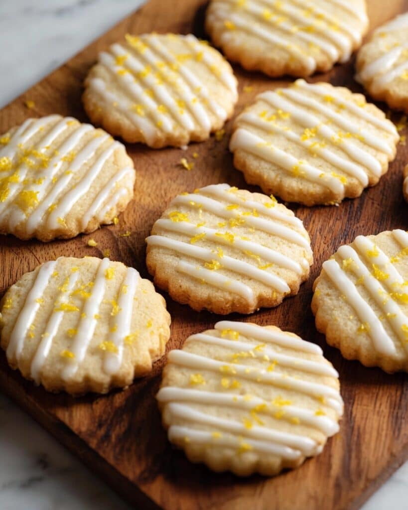 Lemon Shortbread Cookies Recipe