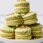 Pistachio Macarons with Pistachio Ganache Filling Recipe