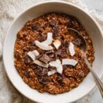 Healthy High-Fiber Chocolate Oatmeal Recipe