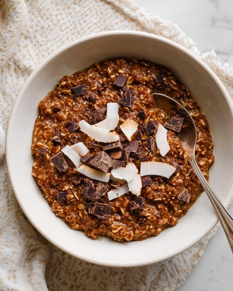 Healthy High-Fiber Chocolate Oatmeal Recipe