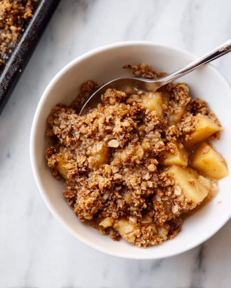Healthy Breakfast Apple Crumble Recipe