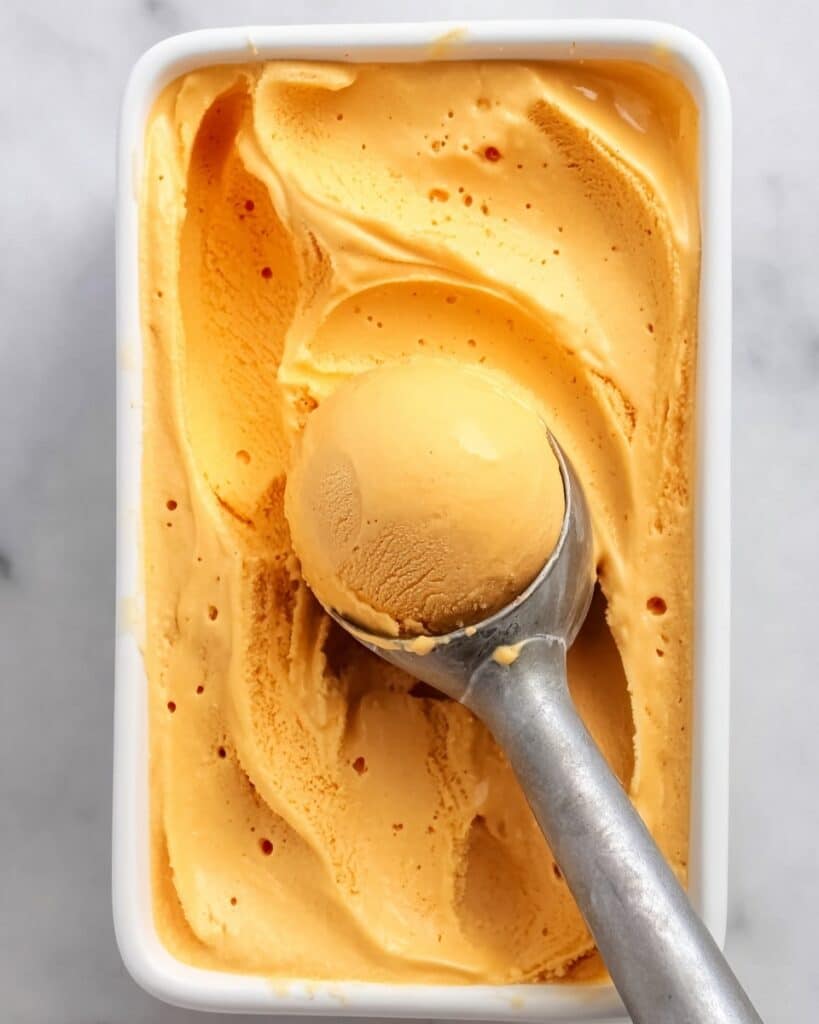The Best Peach Sorbet Without an Ice Cream Maker Recipe
