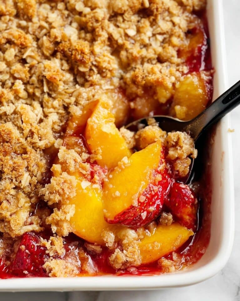 Strawberry Peach Crisp Recipe