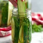 Refrigerator Dill Pickles Recipe