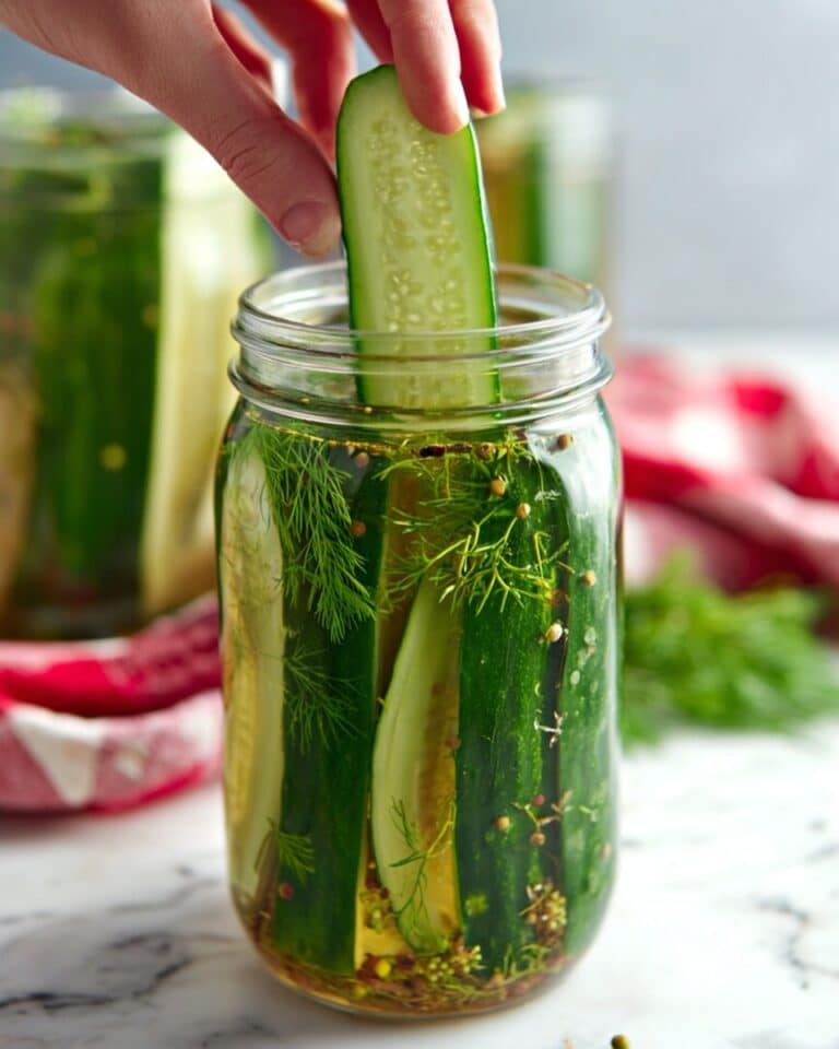 Refrigerator Dill Pickles Recipe