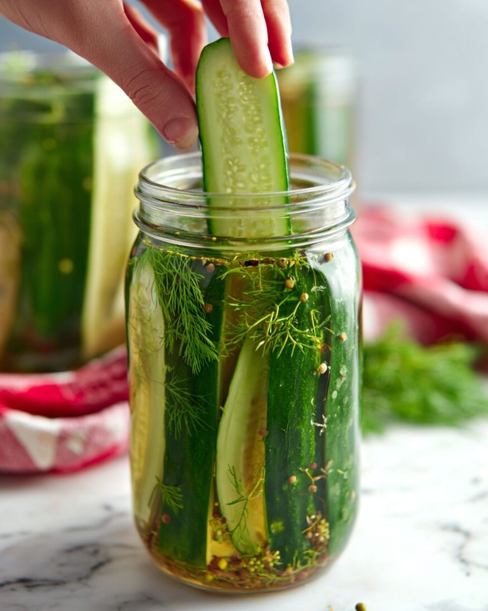 Refrigerator Dill Pickles Recipe