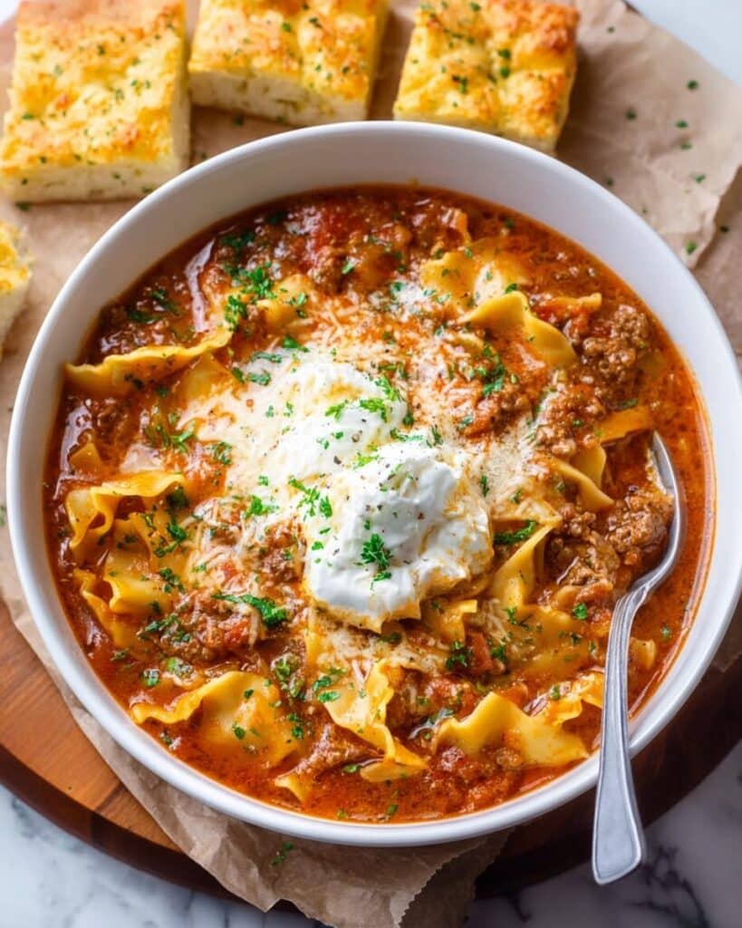 Easy Lasagna Soup Recipe