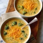 Easy Broccoli Cheddar Soup Recipe