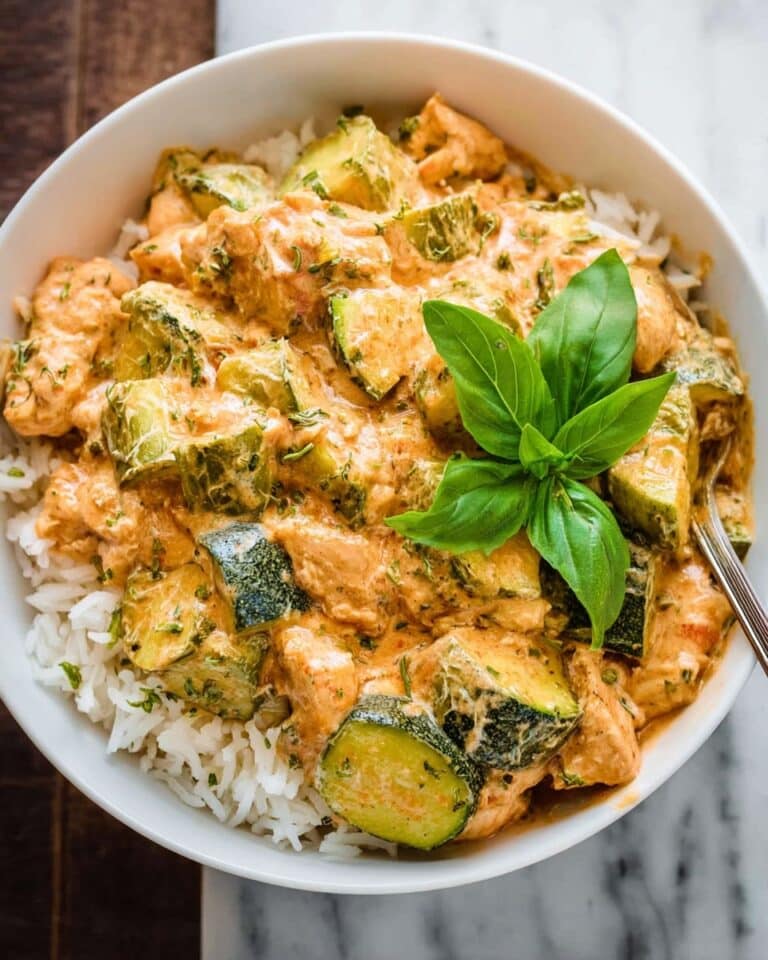 Creamy Zucchini Sauce with Herbs and Roasted Paprika Recipe