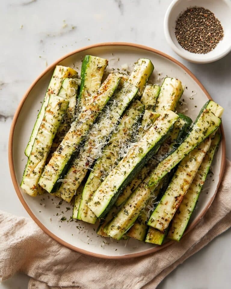 Baked Parmesan Zucchini Recipe