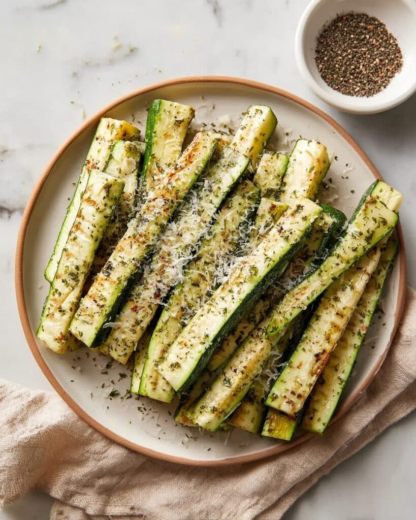 Baked Parmesan Zucchini Recipe