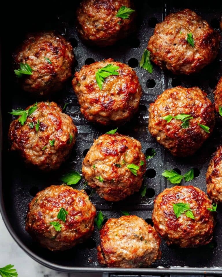 Air Fryer Meatballs Recipe