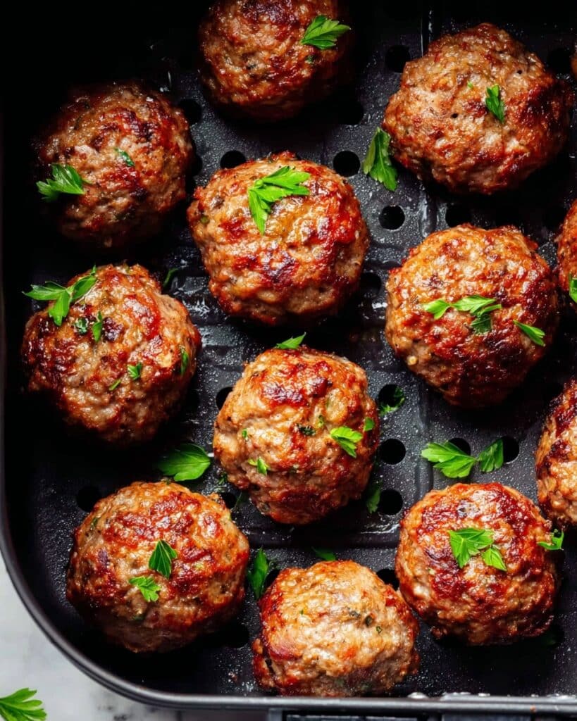 Air Fryer Meatballs Recipe