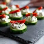 Herb Cream Cheese Cucumber Bites Recipe