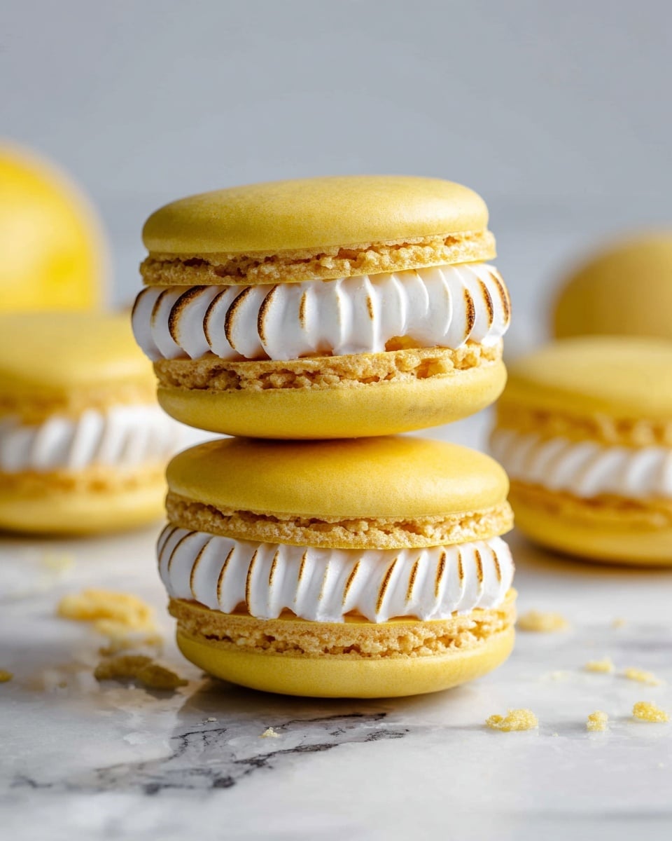 Lemon Meringue Macarons Recipe