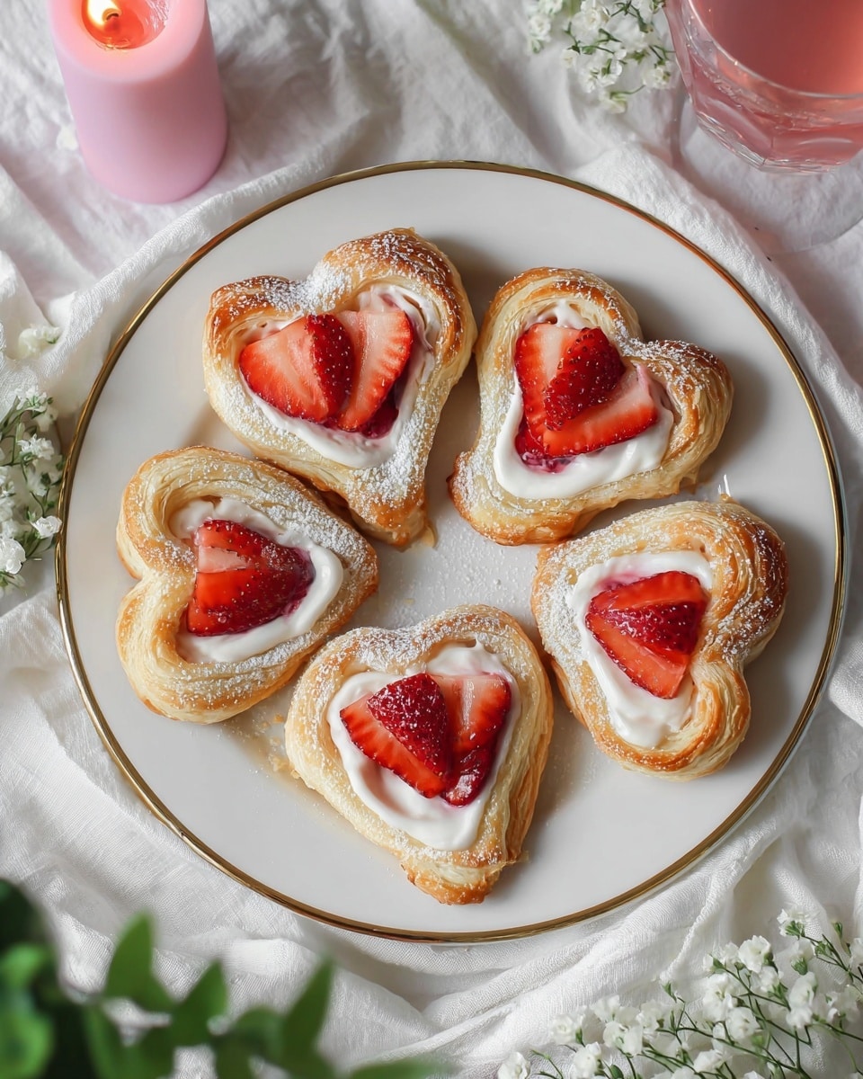 Vegan Strawberry Cream Danish Recipe