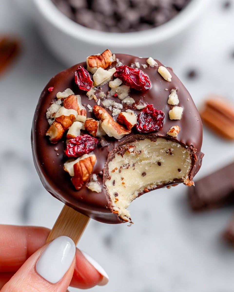 Chocolate Apple Slice Pops Recipe