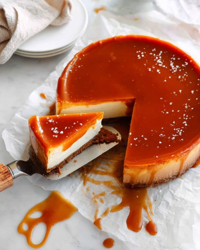 Salted Caramel Cheesecake Recipe