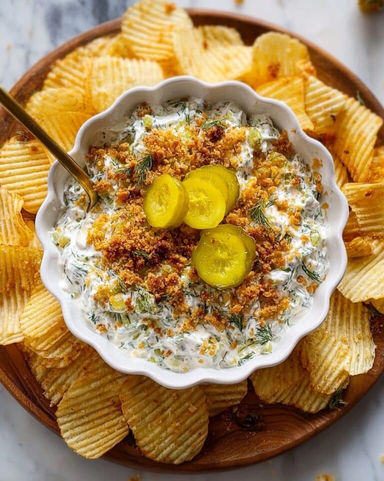 High-Protein Fried Pickle Dip Recipe