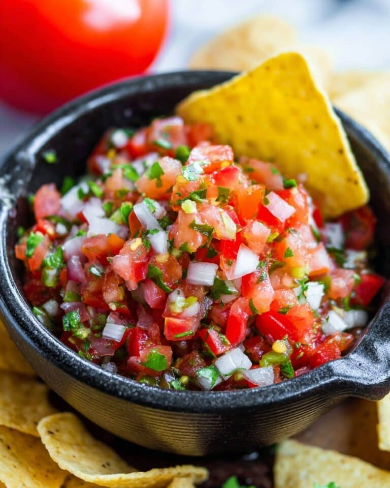 Fresh Pico de Gallo (Mexican Salsa) Recipe
