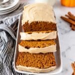 Pumpkin Bread with Maple Glaze Recipe
